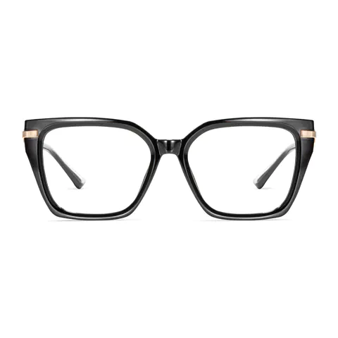 Square Black Eyeglasses