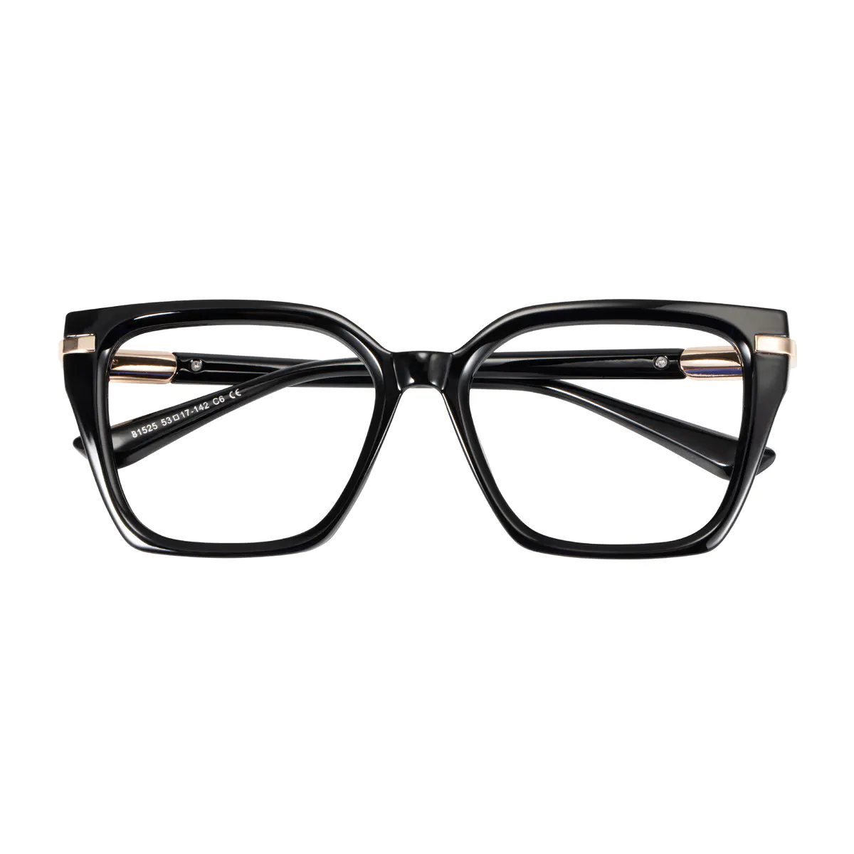 Square Black Eyeglasses