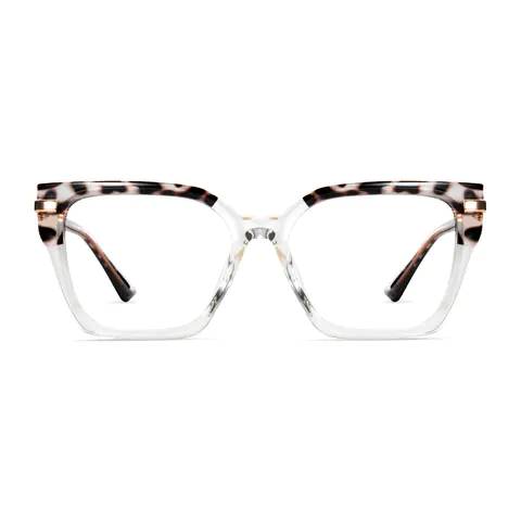 Square Clear/Tortoiseshell Eyeglasses