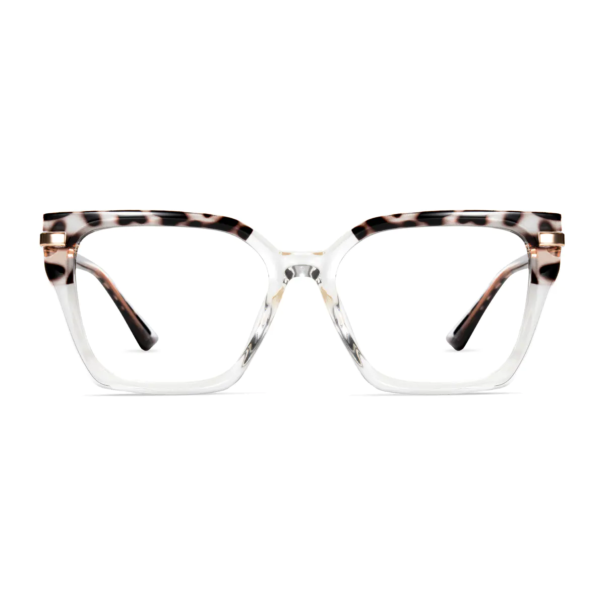 Square Clear/Tortoiseshell Eyeglasses