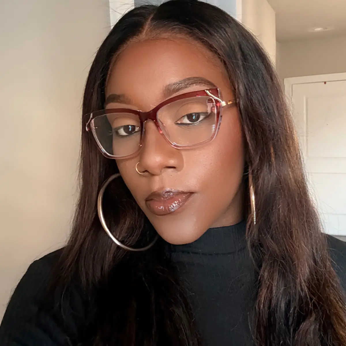 Rectangle Transparent Pink