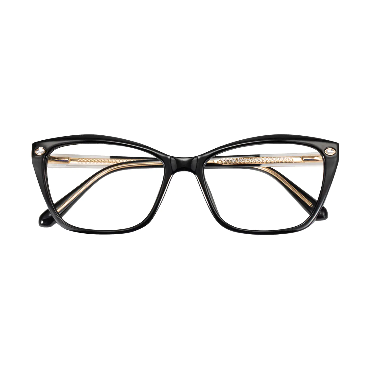 Rectangle Black Eyeglasses