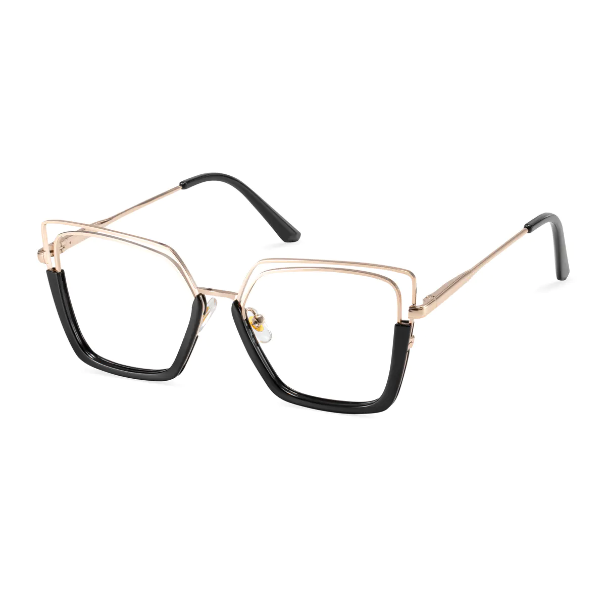 Geometric Black Gold