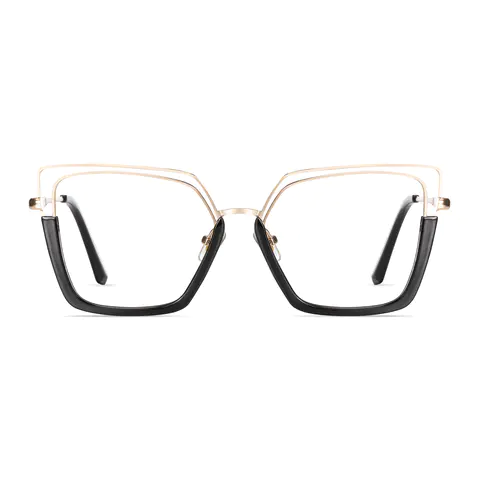 Geometric Black Gold