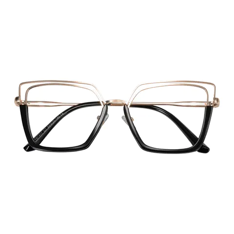 Geometric Black Gold