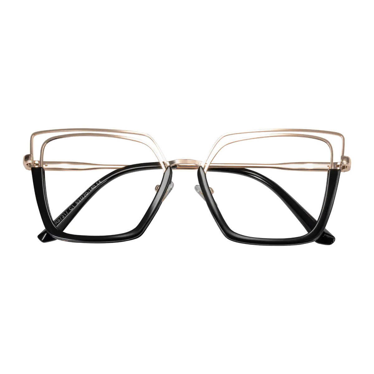 Geometric Black Gold