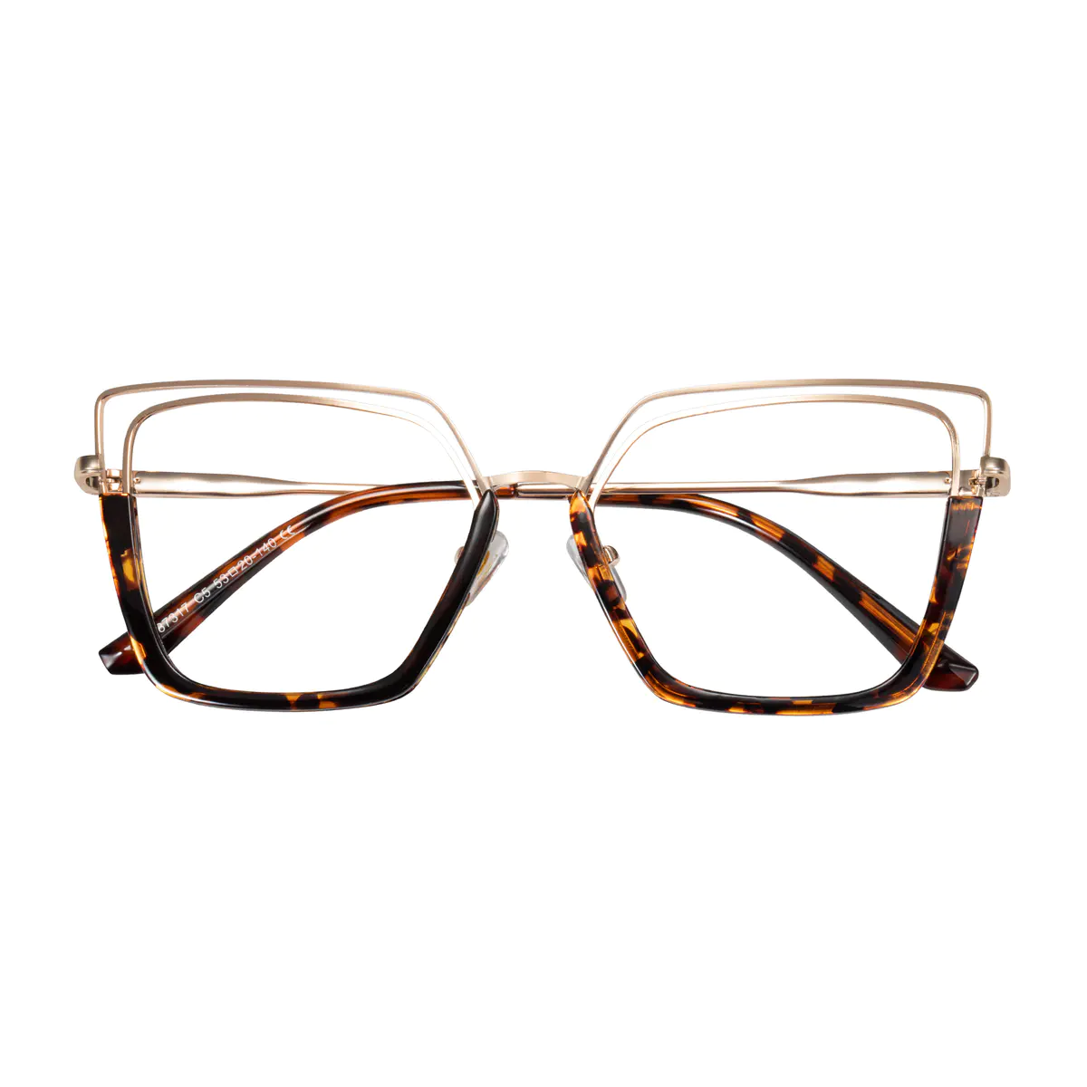 Geometric Ruby Tortoiseshell/Gold