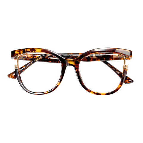 Oval Tortoiseshell Eyeglasses