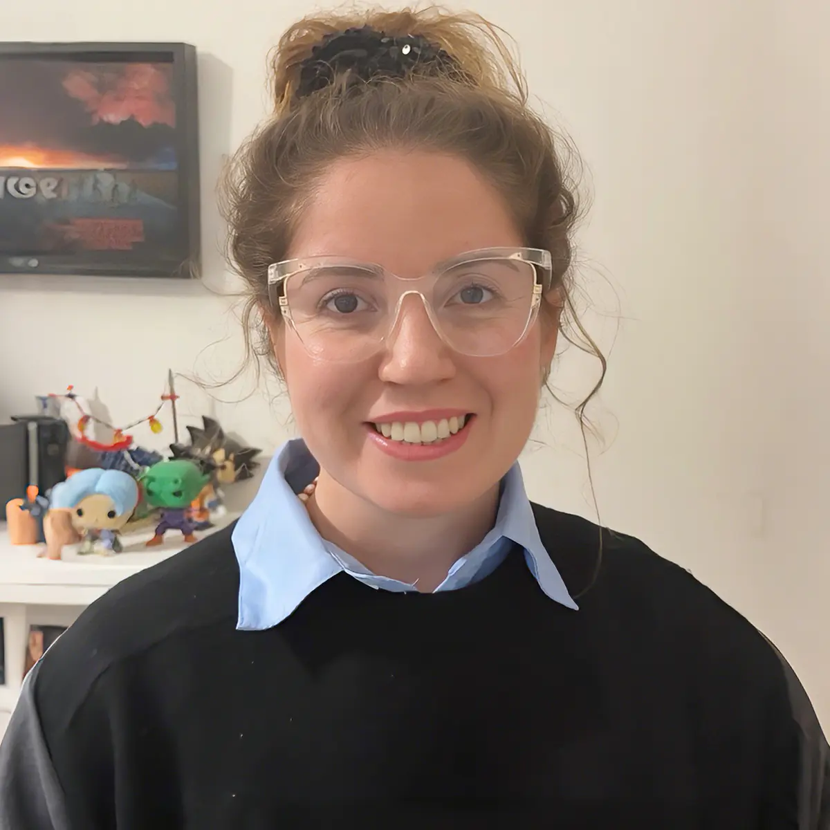 Oval Clear Eyeglasses