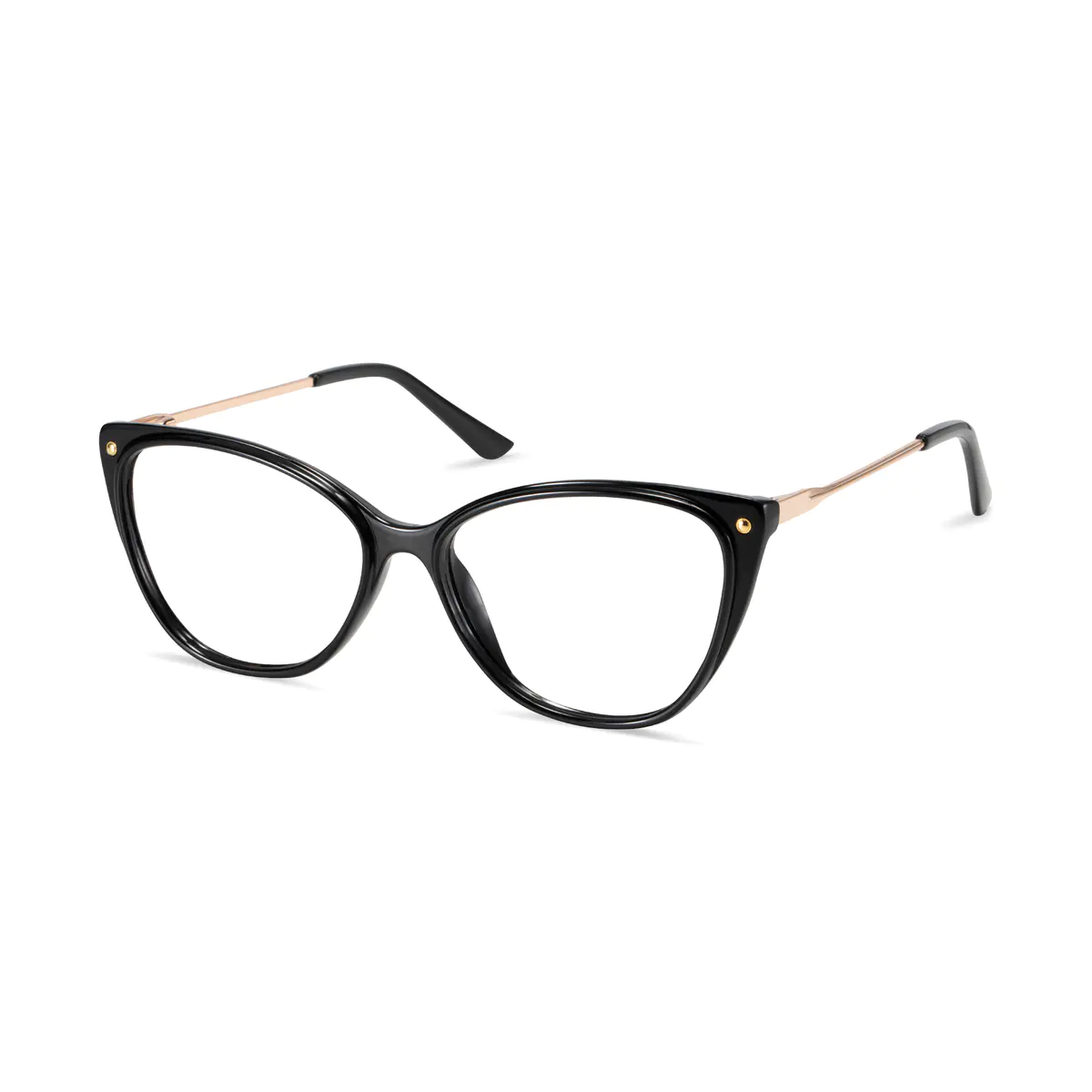 Cat-eye Black Eyeglasses