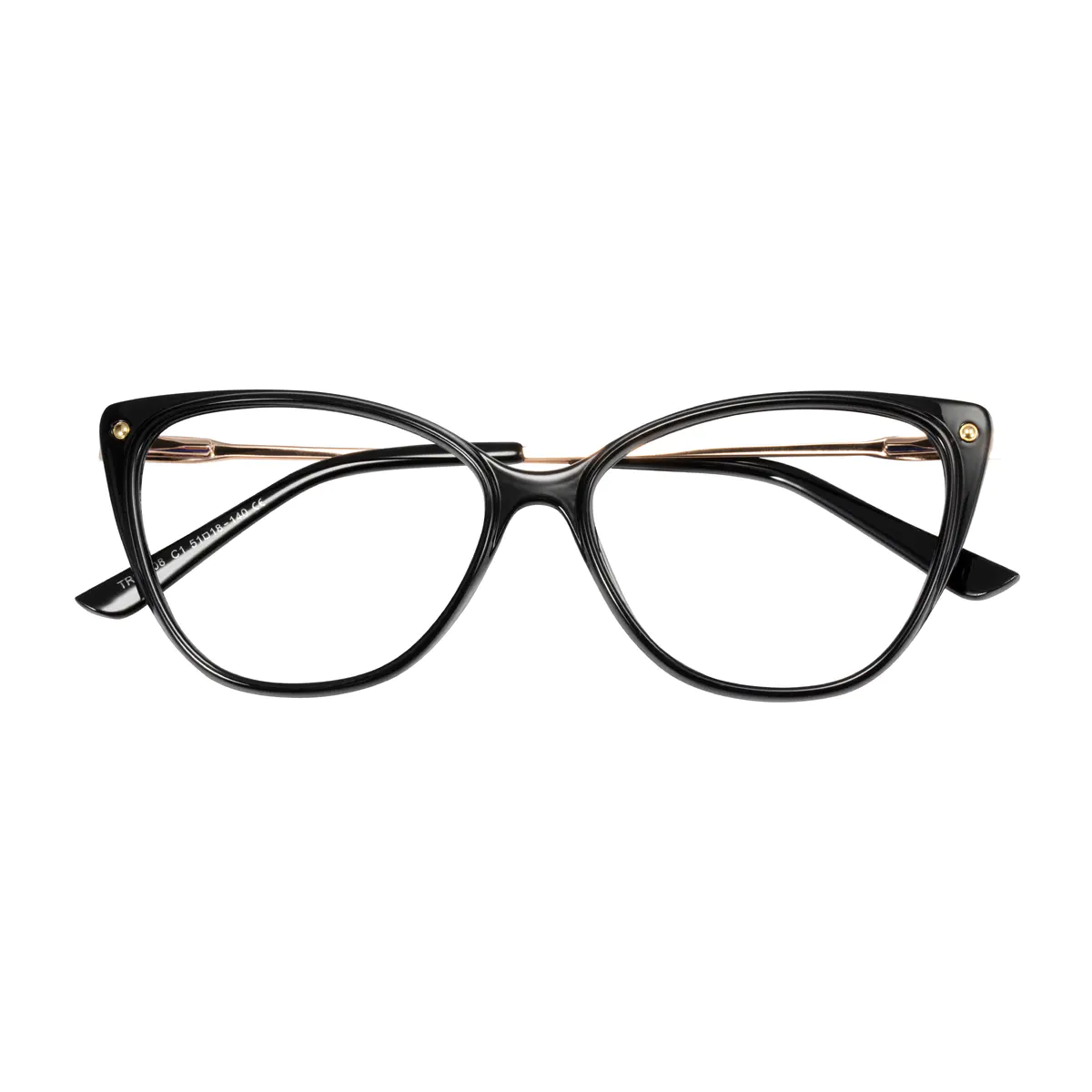 Cat-eye Black Eyeglasses