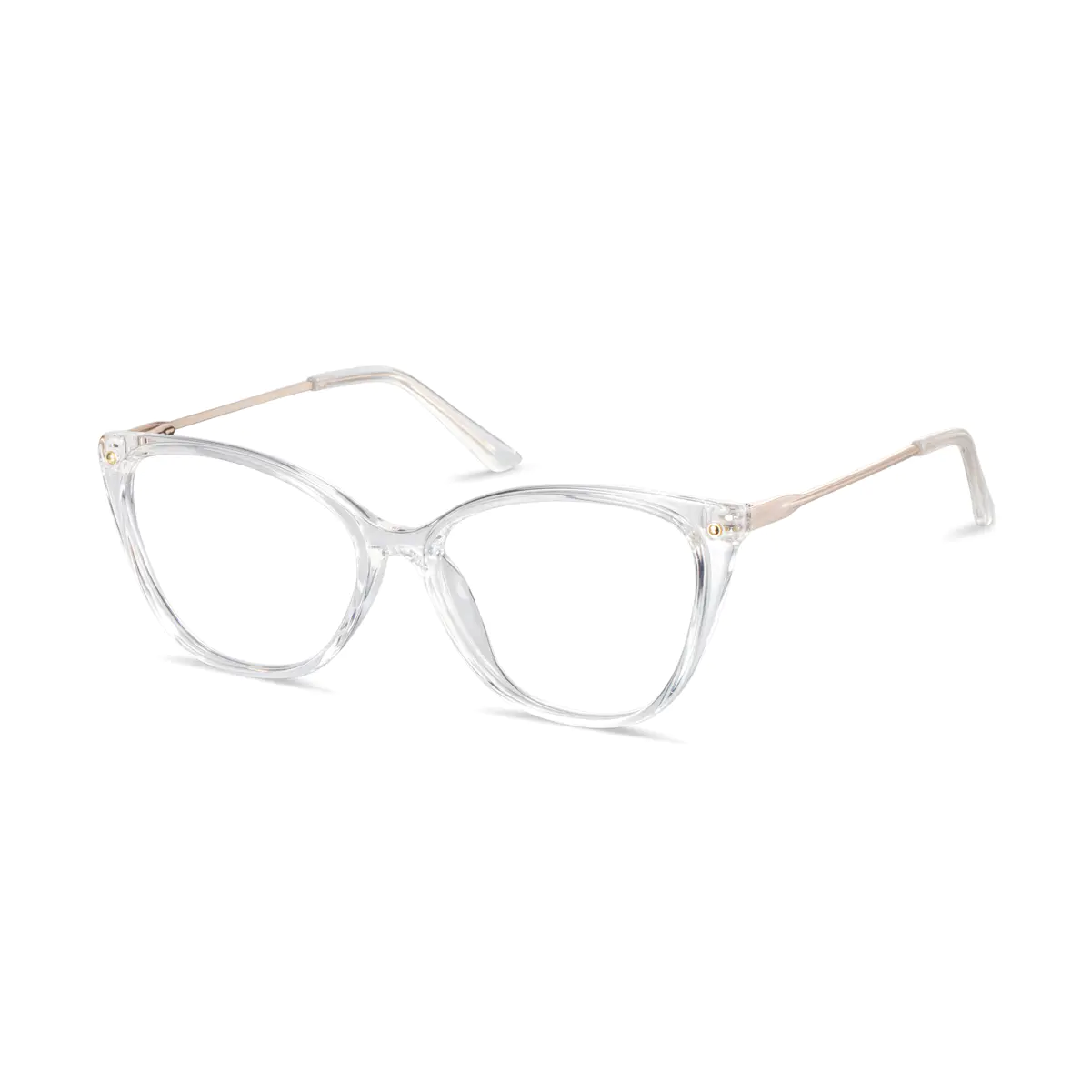 Cat-eye Clear Eyeglasses