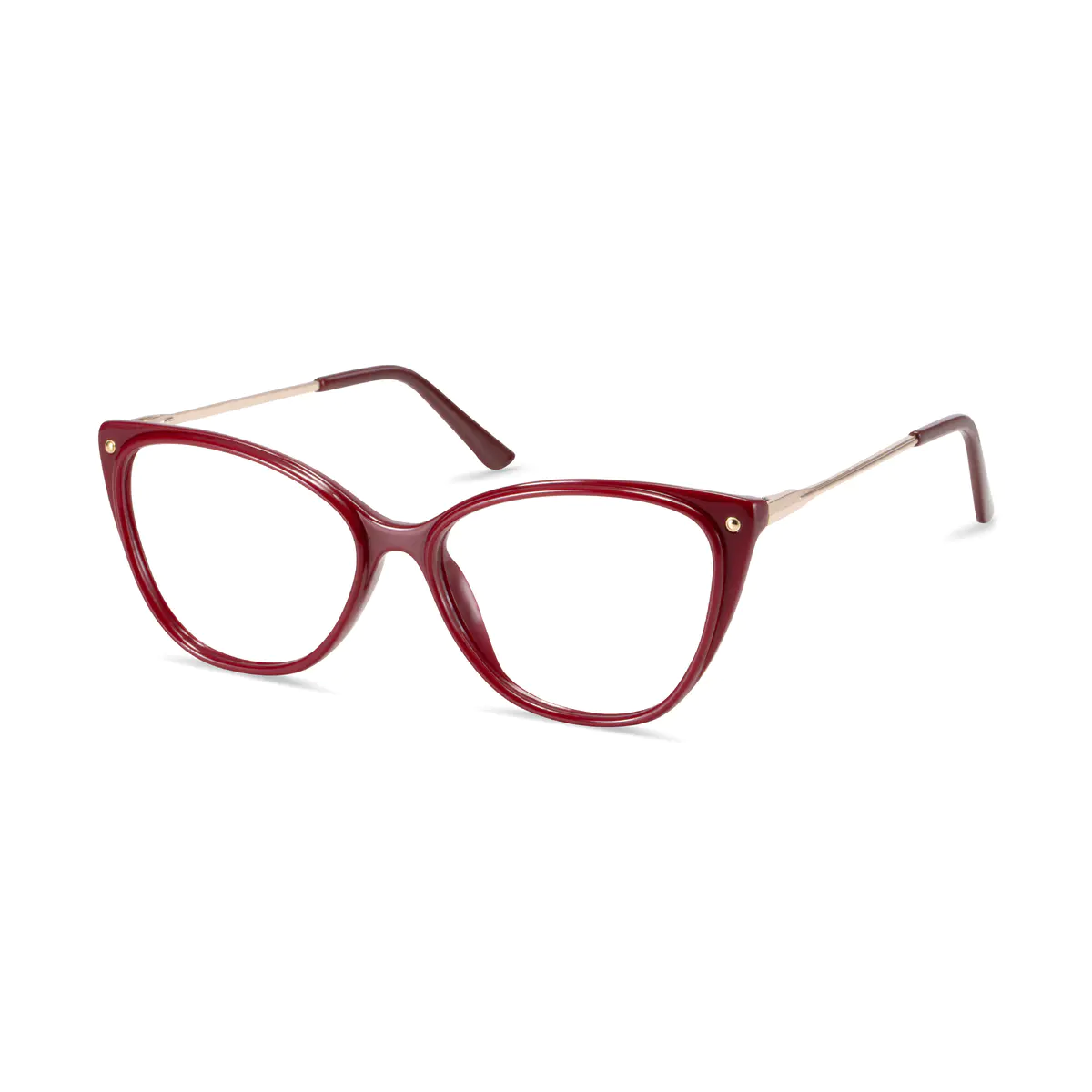 Cat-eye Wine Eyeglasses