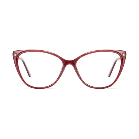 Cat-eye Wine Eyeglasses