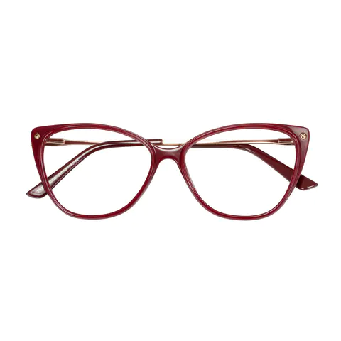 Cat-eye Wine Eyeglasses