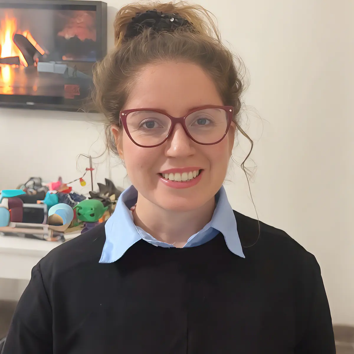 Cat-eye Wine Eyeglasses