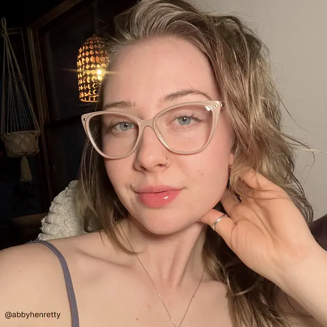 Cat-eye Pink Eyeglasses