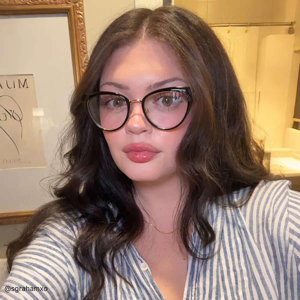 Cat-eye Black Eyeglasses