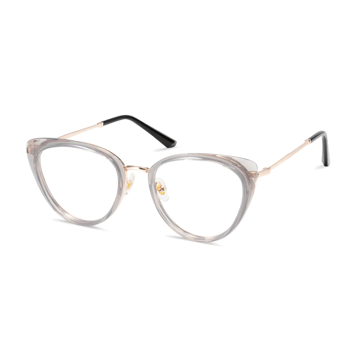 Cat-eye Transparent Gray