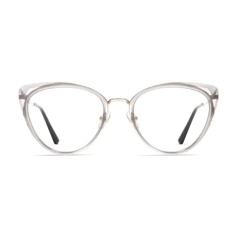 Cat-eye Transparent Gray