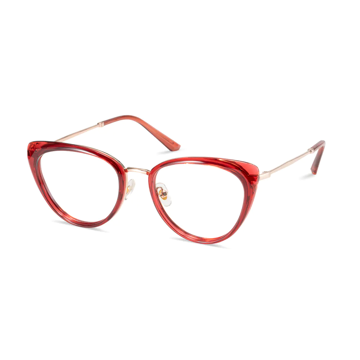 Cat-eye Transparent Red