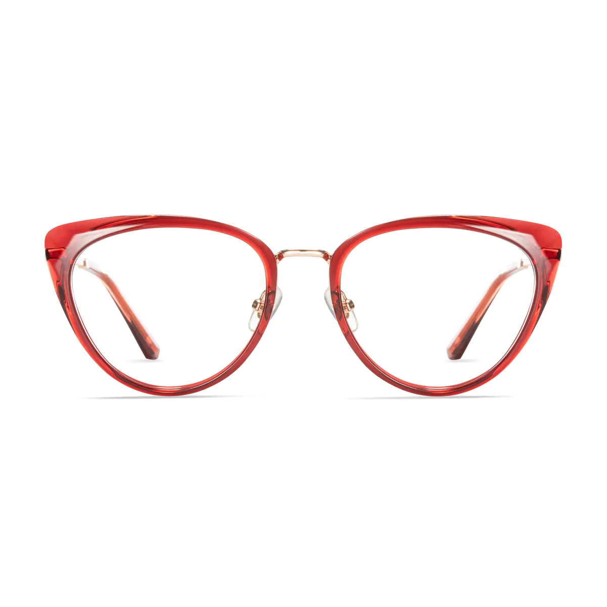 Cat-eye Transparent Red