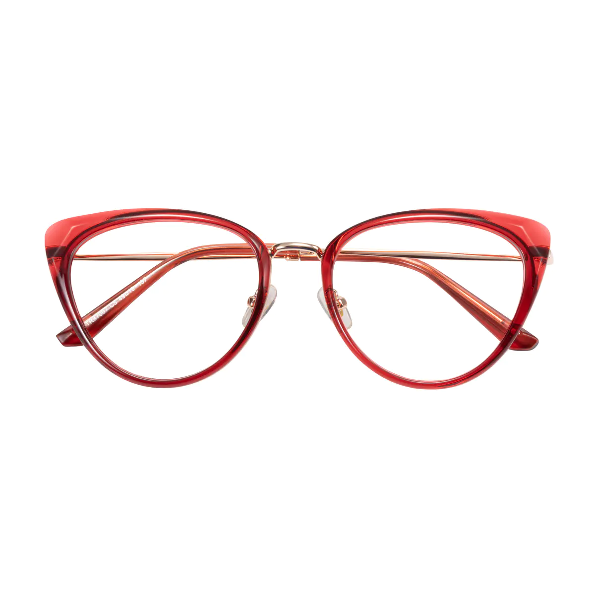 Cat-eye Transparent Red