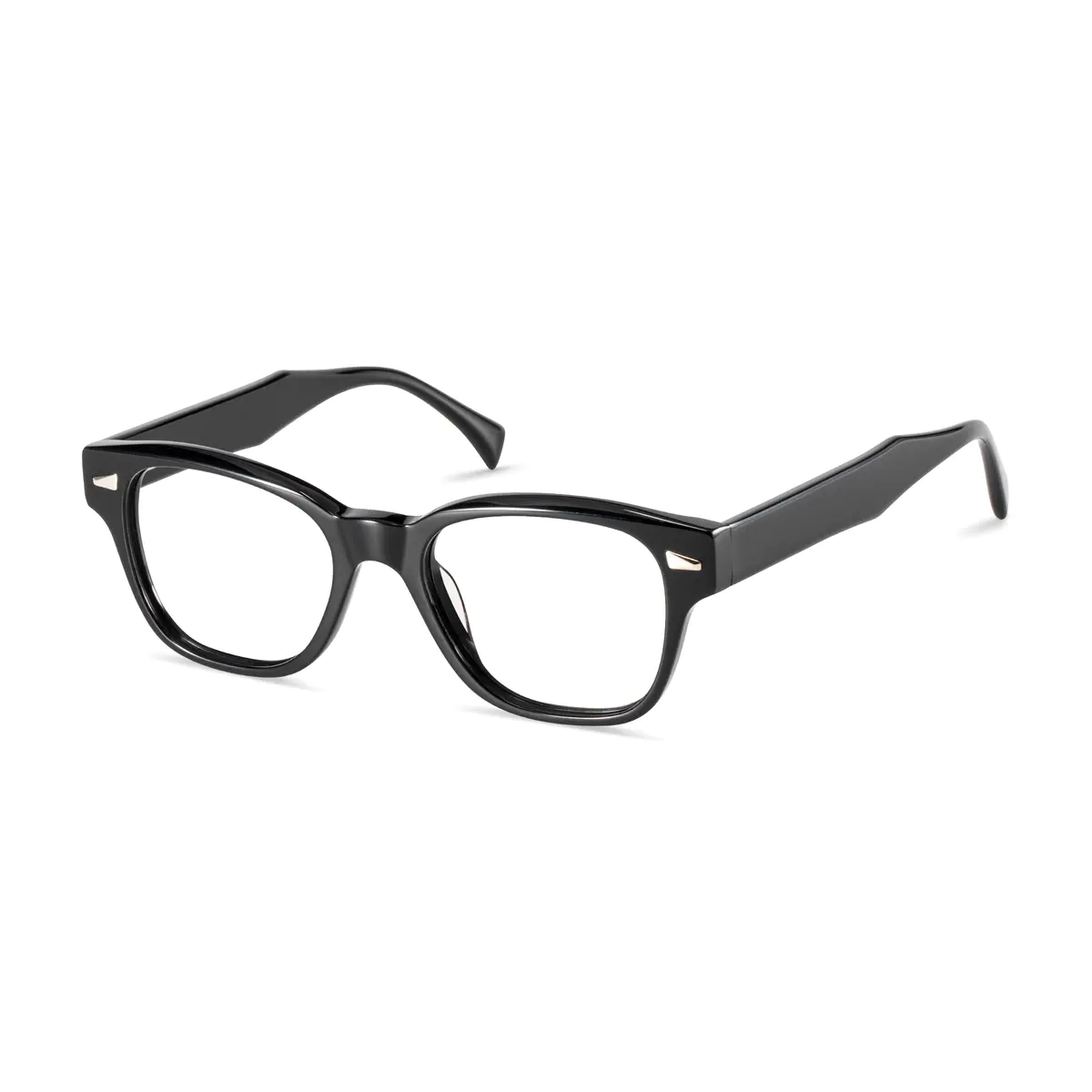 Oval Black Eyeglasses