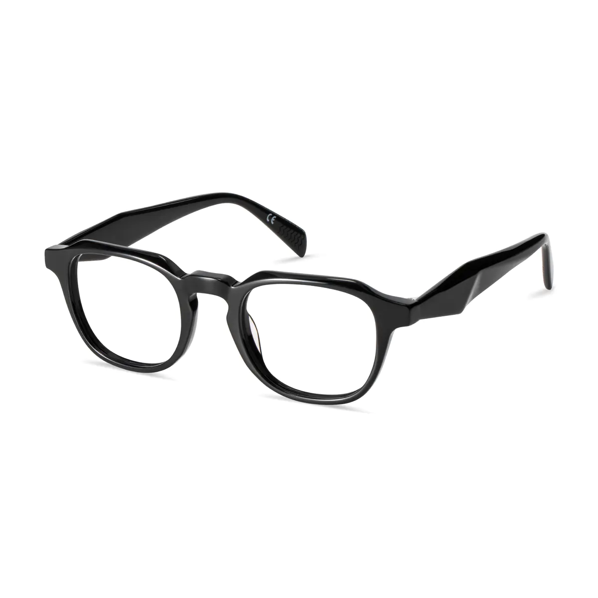 Square Black Eyeglasses
