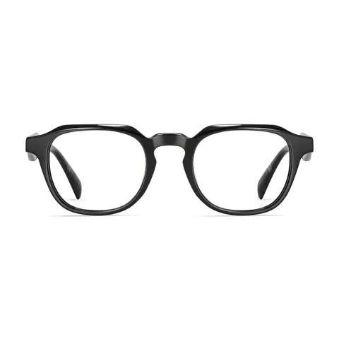 Square Black Eyeglasses