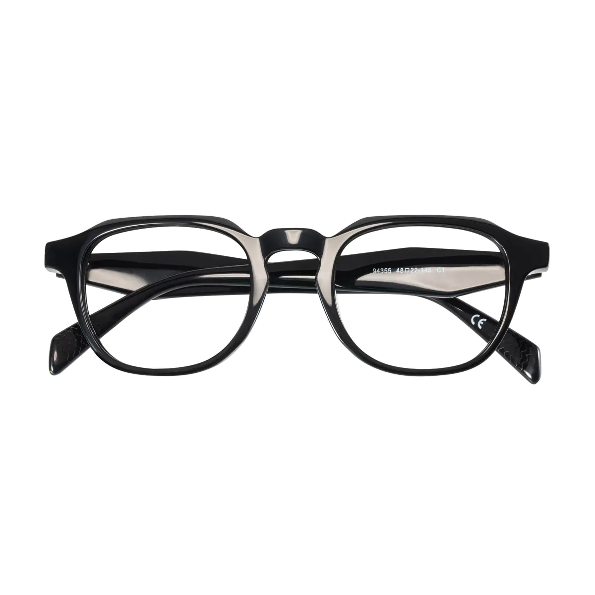 Square Black Eyeglasses