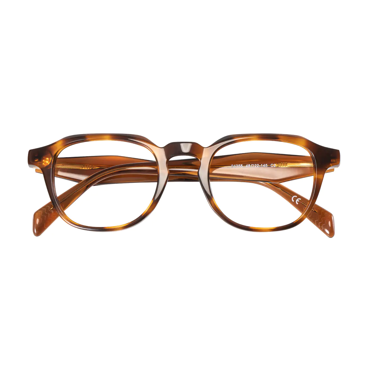 Square Tortoiseshell Eyeglasses