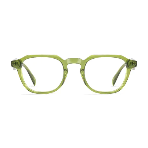 Square Transparent Green