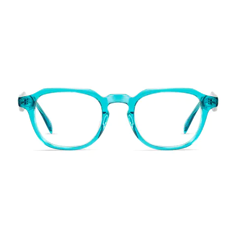 Square Transparent Blue