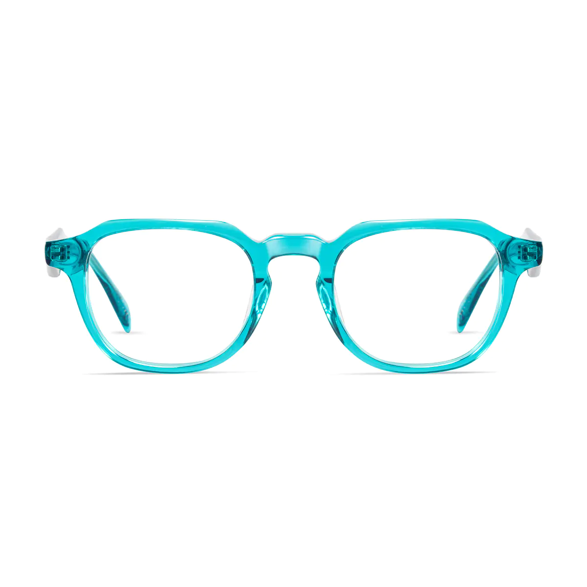 Square Transparent Blue