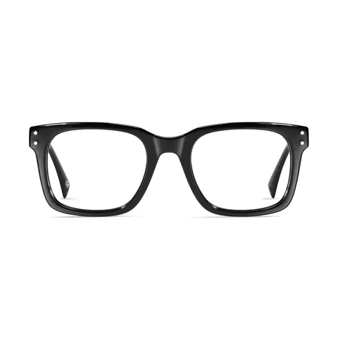 Square Black Eyeglasses