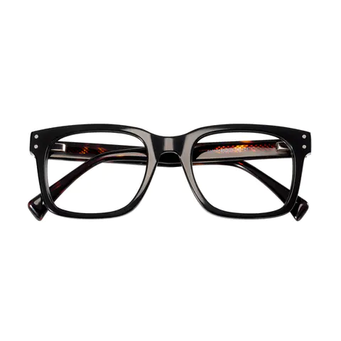 Square Black Eyeglasses