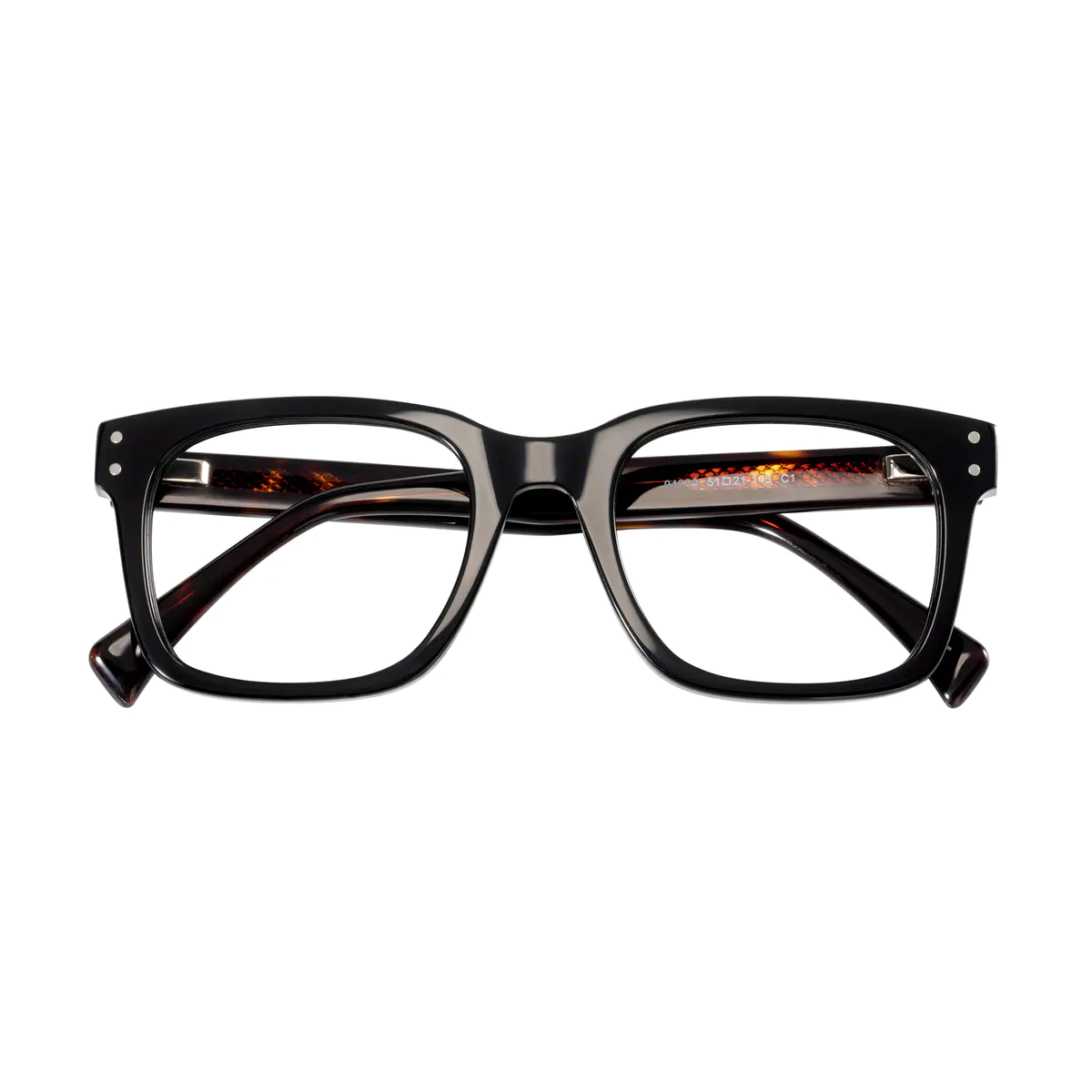 Square Black Eyeglasses