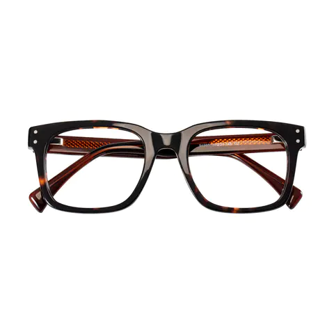 Square Tortoiseshell Eyeglasses