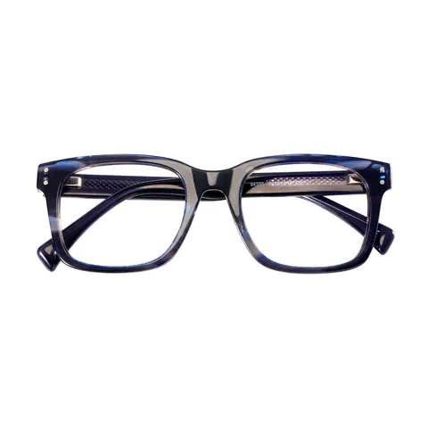 Square Transparent Blue