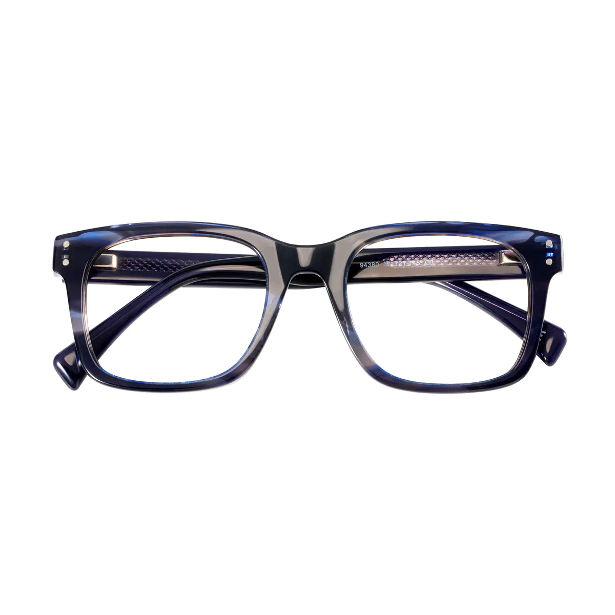 Square Transparent Blue