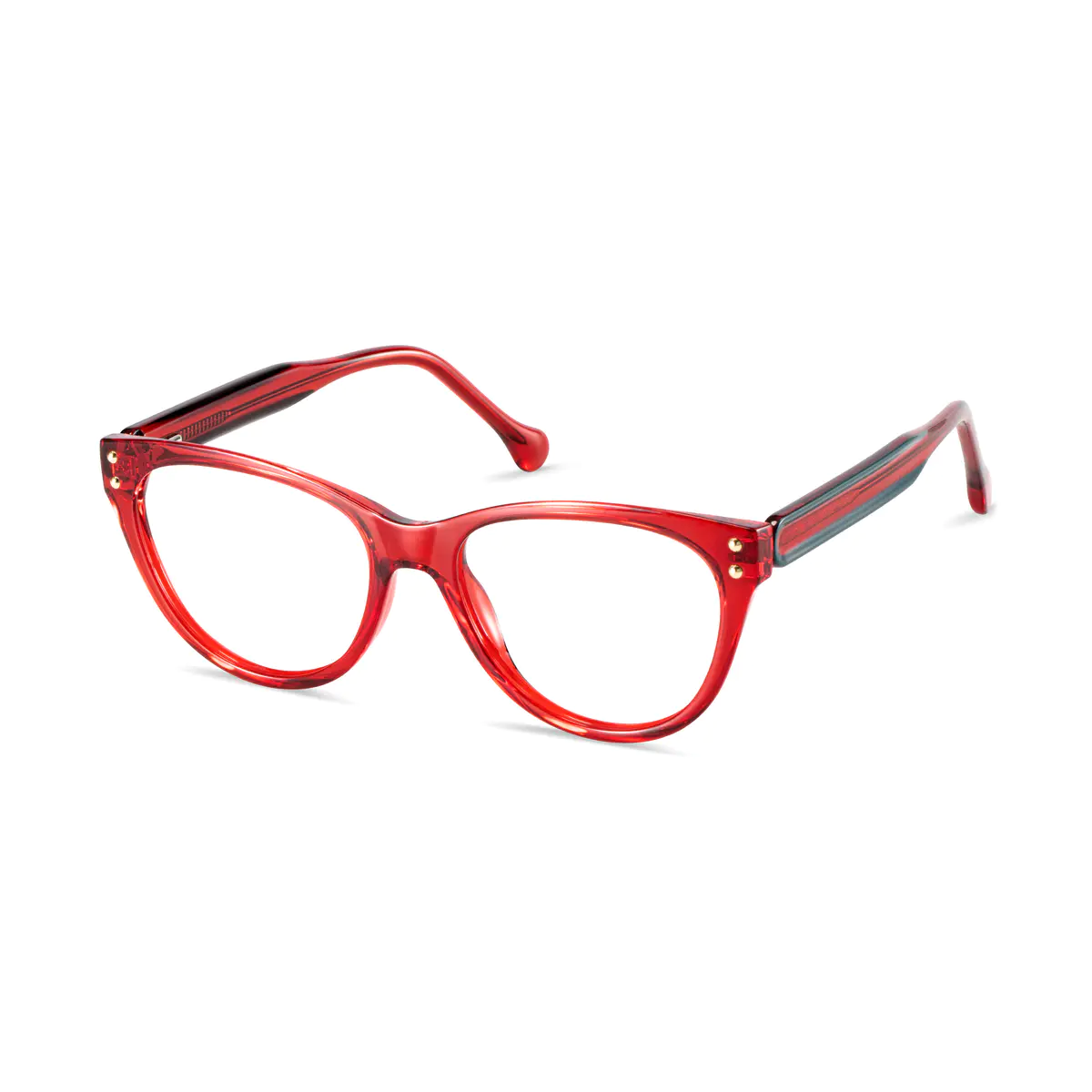 Cat-eye Transparent Red