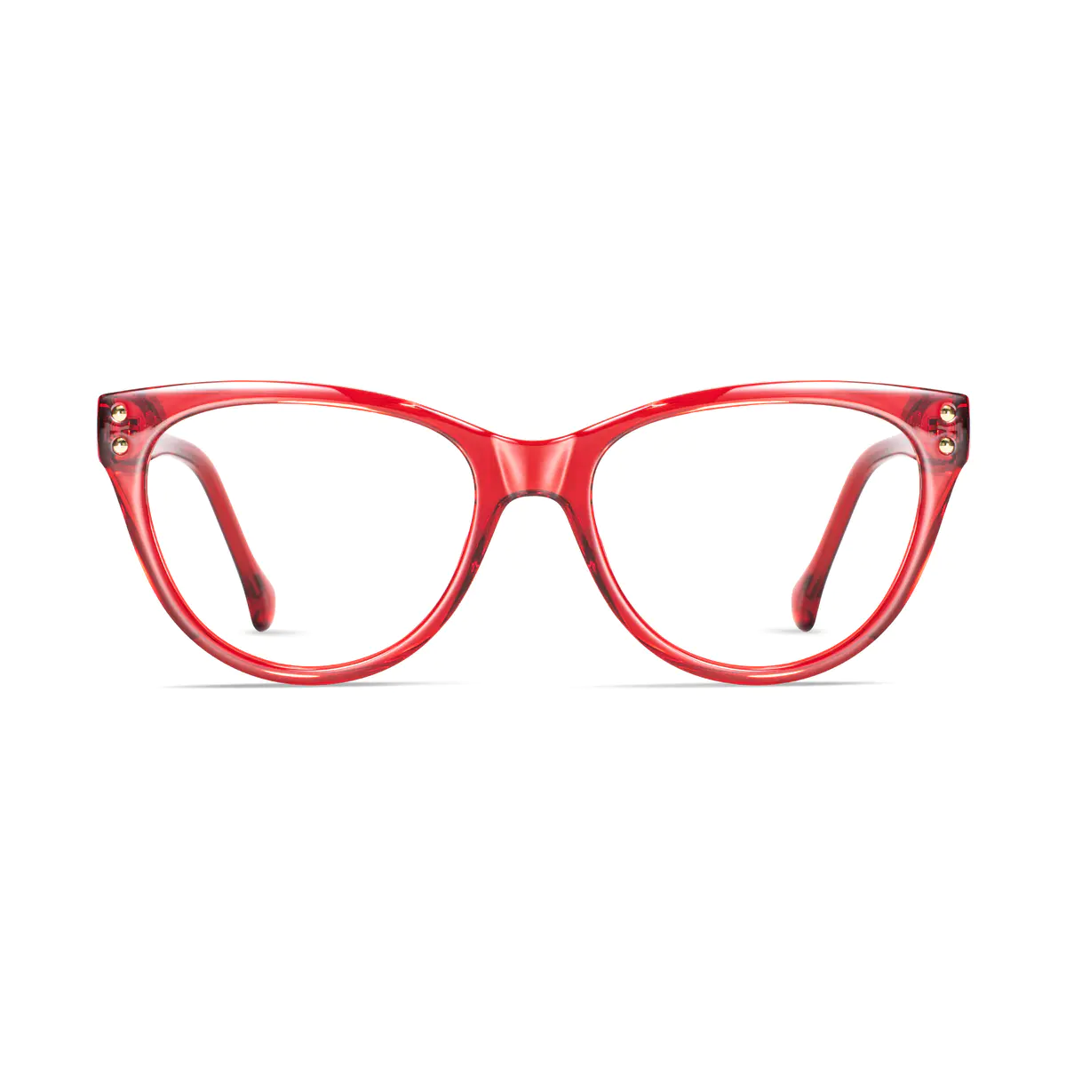 Cat-eye Transparent Red
