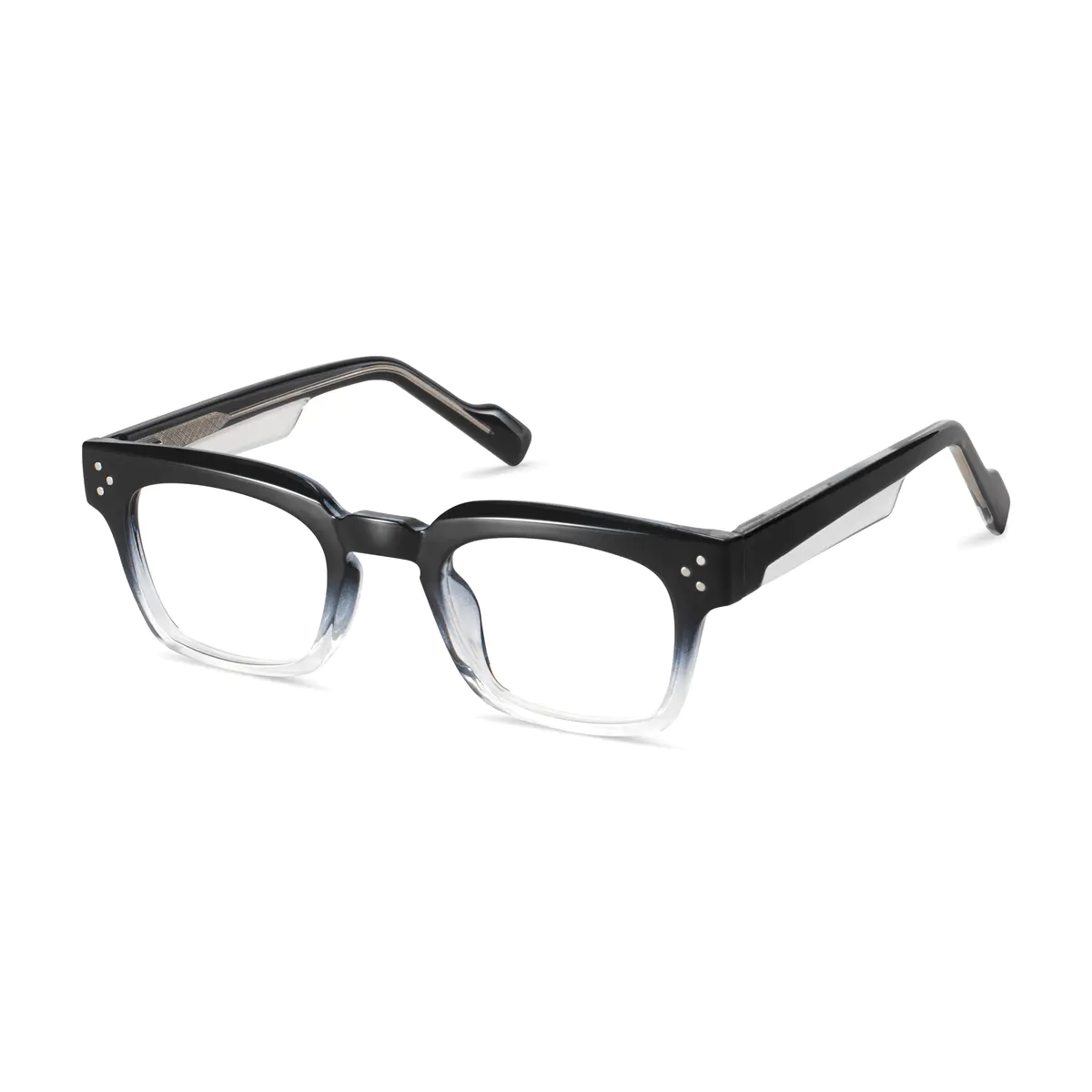 Rectangle Black/Clear Eyeglasses