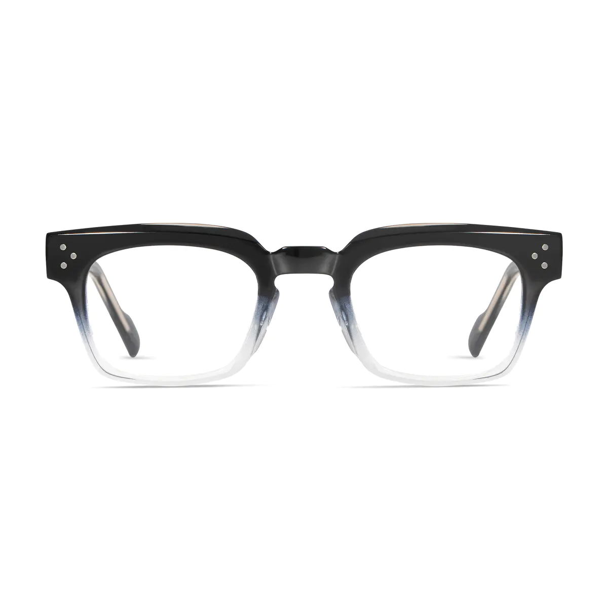 Rectangle Black/Clear Eyeglasses