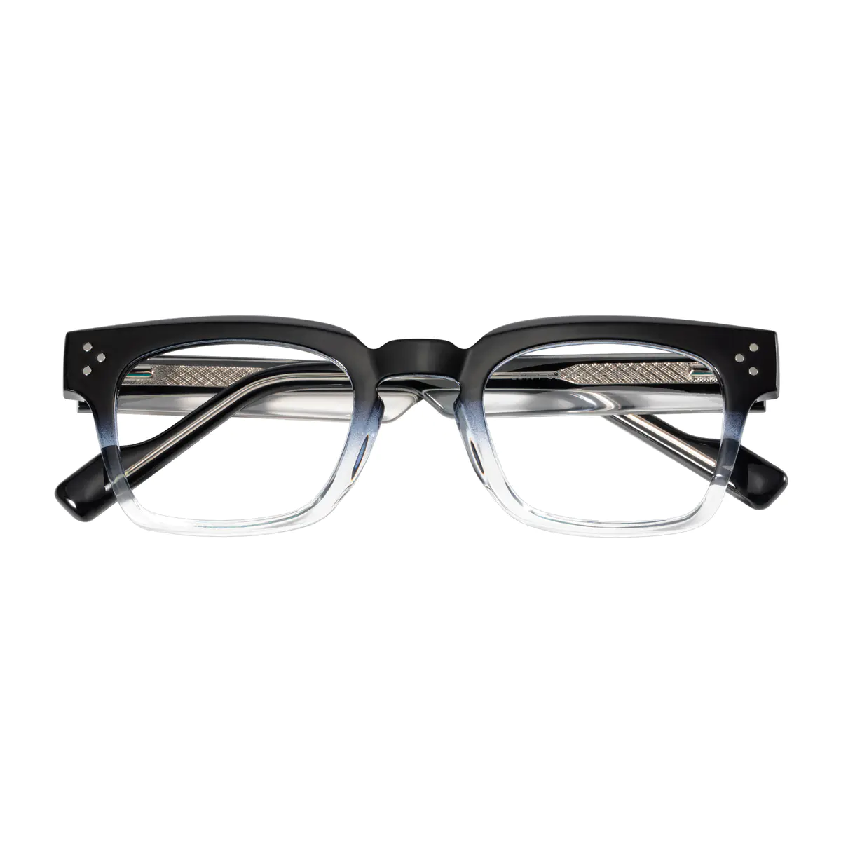 Rectangle Black/Clear Eyeglasses