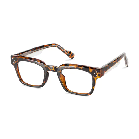 Rectangle Tortoiseshell Eyeglasses