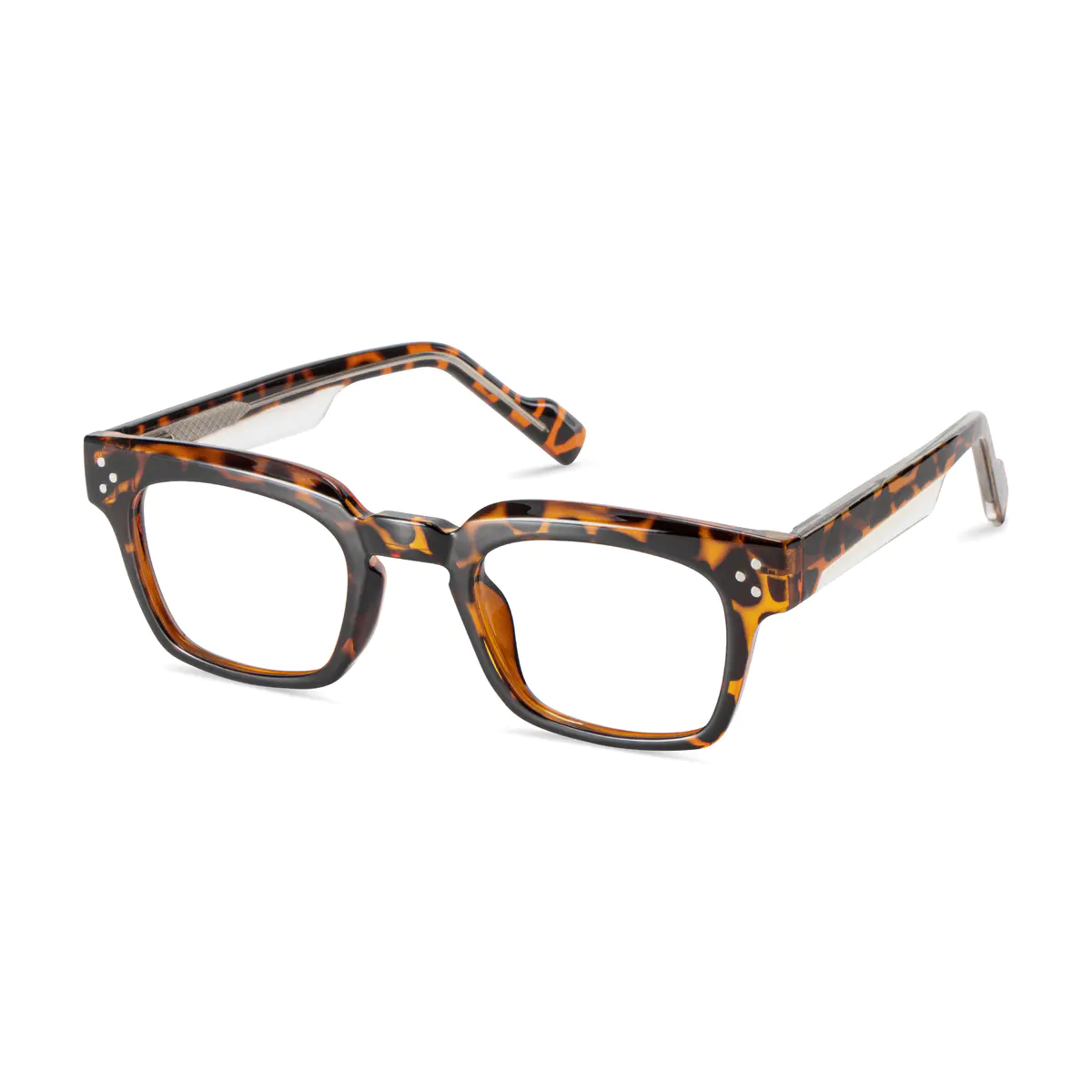 Rectangle Tortoiseshell Eyeglasses