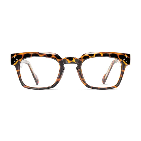 Rectangle Tortoiseshell Eyeglasses