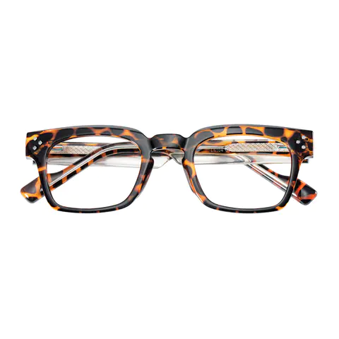 Rectangle Tortoiseshell Eyeglasses